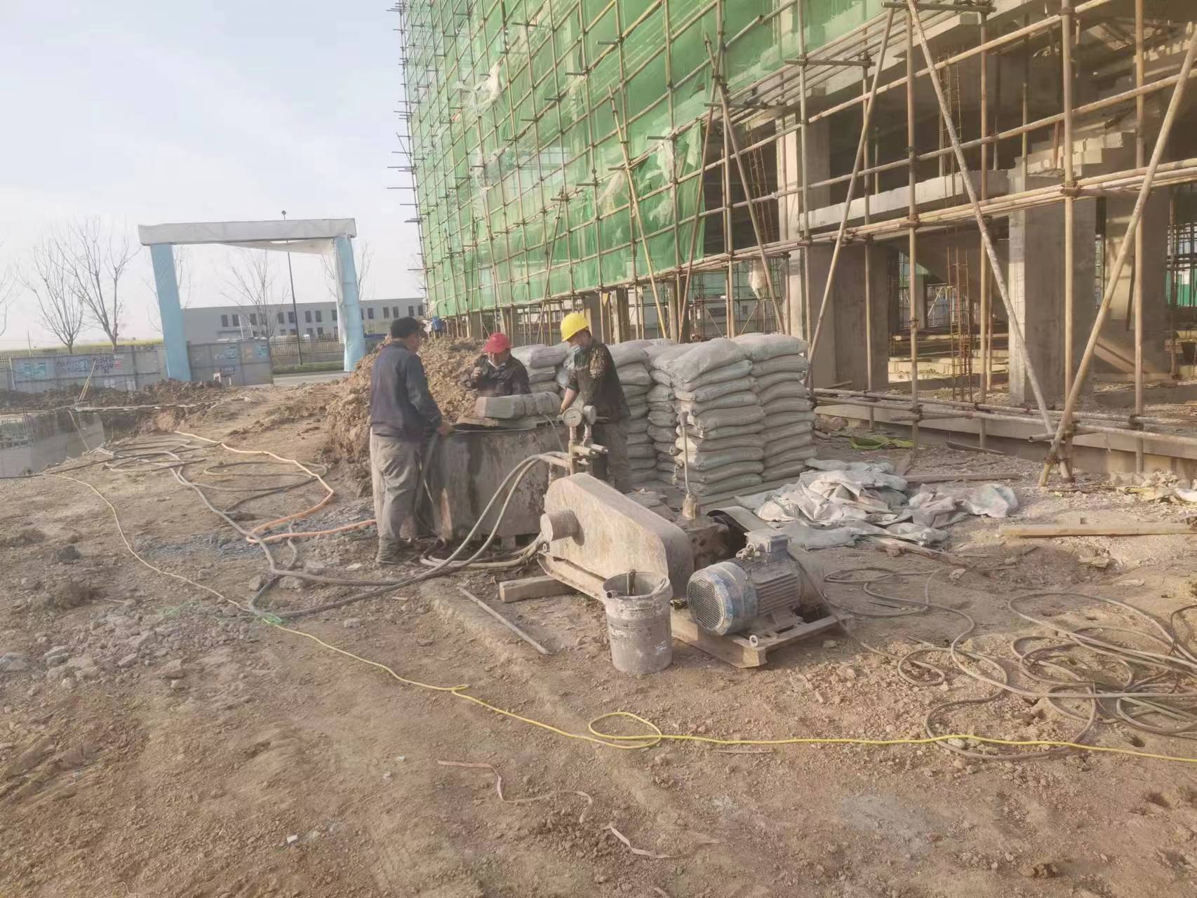 南漳别墅下沉注浆